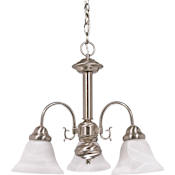 Nuvo Lighting Ballerina 3 Light 20" Wide Chandelier Brushed Nickel