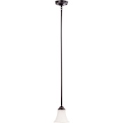 Nuvo Lighting Single Light 6" Wide Mini Pendant Dark Chocolate Bronze