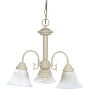 Nuvo Lighting Ballerina 3 Light 20" Wide Chandelier Textured White