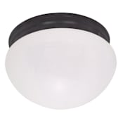 Nuvo Lighting Single Light 10" Wide Outdoor Flush Mount Bowl Ceiling Fixture Mahogany Bronze