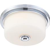 Nuvo Lighting Soho 2 Light 15-1/2" Wide Flush Mount Ceiling Fixture Polished Chrome