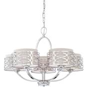 Nuvo Lighting Harlow 5 Light 27-3/4" Wide Chandelier Polished Nickel