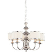 Nuvo Lighting Candice 5 Light 28" Wide Chandelier Brushed Nickel