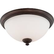 Nuvo Lighting Patton 3 Light 15-3/4" Wide Flush Mount Bowl Ceiling Fixture Prairie Bronze