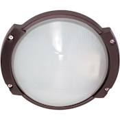 Nuvo Lighting Single Light 9-1/8" Tall Outdoor Wall Sconce with Patterned Glass Shade Architectural Bronze