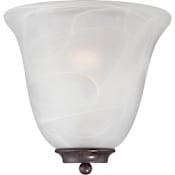 Nuvo Lighting Empire Single Light 9-5/8" Tall Wall Sconce with Frosted Glass Shade Old Bronze