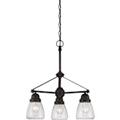 Nuvo Lighting Laurel 3 Light 21-1/2" Wide Chandelier Sudbury Bronze