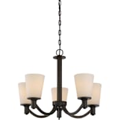 Nuvo Lighting Laguna 5 Light 23" Wide Chandelier Forest Bronze