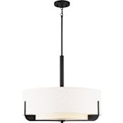 Nuvo Lighting Frankie 4 Light 24" Wide Drum Chandelier Aged Bronze