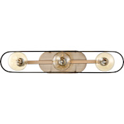Nuvo Lighting Chassis 3 Light 24" Wide Bathroom Vanity Light Copper Brushed Brass / Matte Black