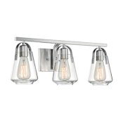 Nuvo Lighting Skybridge 3 Light 23" Wide Bathroom Vanity Light Brushed Nickel