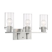 Nuvo Lighting Sommerset 3 Light 21" Wide Bathroom Vanity Light Brushed Nickel