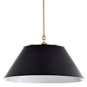 Nuvo Lighting Dover 3 Light 20" Wide Pendant Black / Vintage Brass