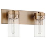 Nuvo Lighting Intersection 2 Light 15" Wide Bathroom Vanity Light Burnished Brass