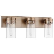 Nuvo Lighting Intersection 3 Light 22" Wide Bathroom Vanity Light Burnished Brass