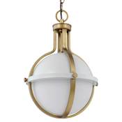 Nuvo Lighting Lincoln 11" Wide Pendant wit Shade Matte White