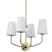 Nuvo Lighting Cordello 4 Light 16" Wide Chandelier Vintage Brass