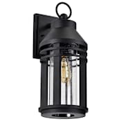 Nuvo Lighting Wilton 20" Tall Outdoor Wall Sconce Matte Black