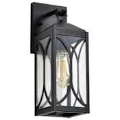 Nuvo Lighting Oaklyn 14" Tall Outdoor Wall Sconce Matte Black