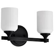 Nuvo Lighting Solara 2 Light 14" Wide Vanity Light Matte Black