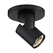 Nuvo Lighting 5" Wide LED Cylinder Accent Light Ceiling Fixture Black