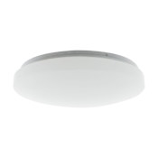 Nuvo Lighting 14" Wide LED Flush Mount Drum Ceiling Fixture - CCT Selectable with Microwave Sensor White