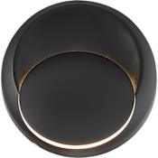 Nuvo Lighting Pinion 5" Tall LED Outdoor Wall Sconce Black