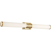 Nuvo Lighting Caper 2 Light 36" Wide LED Bathroom Vanity Light Brushed Brass
