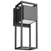 Nuvo Lighting Supreme 13" Tall LED Outdoor Wall Sconce Matte Black
