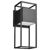 Nuvo Lighting Supreme 17" Tall LED Outdoor Wall Sconce Matte Black