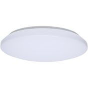 Nuvo Lighting Cloud 14" Wide Integrated LED Flush Mount Bowl Ceiling Fixture with Motion Sensor White