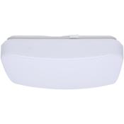 Nuvo Lighting Cloud 12" Wide Integrated LED Flush Mount Square Ceiling Fixture with Motion Sensor White