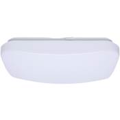 Nuvo Lighting Cloud 14" Wide Integrated LED Flush Mount Square Ceiling Fixture with Motion Sensor White