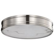 Nuvo Lighting Kendall 15" Wide Flush Mount Drum Ceiling Fixture Brushed Nickel