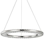 Nuvo Lighting Nova 23" Wide Suspension LED Pendant Polished Nickel