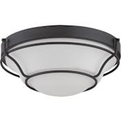 Nuvo Lighting Baker Single Light 13" Wide Integrated LED Flush Mount Bowl Ceiling Fixture Aged Bronze