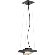 Nuvo Lighting Single Light 6-1/2" Wide Suspension Integrated LED Mini Pendant Textured Black
