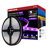 Nuvo Lighting Dimension Pro 16' Long Color Changing RGB Smart Tape Light White