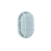 Nuvo Lighting Single Light 5-1/2" Tall Integrated LED Outdoor Wall Sconce with Glass Guard White