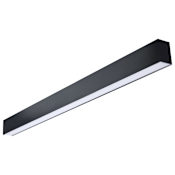 Nuvo Lighting Momentum Single Light 47" Long Integrated LED Commercial Strip Light Black