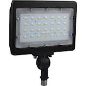 Nuvo Lighting 9" Wide Adjustable 50 Watt Dimmable LED Commercial Flood Light - 5000K Bronze