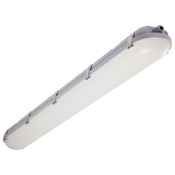 Nuvo Lighting Nuvo 48" Wide LED Flush Mount Linear Ceiling Fixture Gray