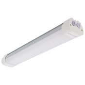 Nuvo Lighting Nuvo 24" Wide LED Flush Mount Linear Ceiling Fixture White / Gray