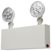 Nuvo Lighting Exit Sign 12" Wide LED Dual Head Light White
