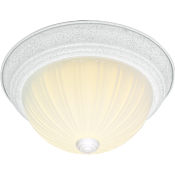 Nuvo Lighting 3 Light 15-1/4" Wide Flush Mount Bowl Ceiling Fixture Textured White