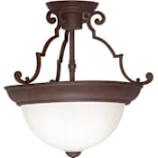 Nuvo Lighting 2 Light 13" Wide Semi-Flush Bowl Ceiling Fixture Old Bronze