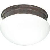 Nuvo Lighting 2 Light 9-1/2" Wide Flush Mount Bowl Ceiling Fixture Old Bronze