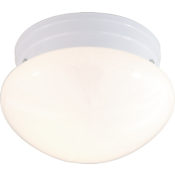 Nuvo Lighting 2 Light 9-1/2" Wide Flush Mount Bowl Ceiling Fixture White