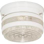 Nuvo Lighting Single Light 6" Wide Flush Mount Ceiling Fixture White