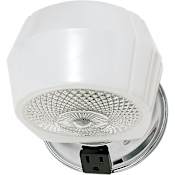 Nuvo Lighting Single Light 4-3/4" Wide Bathroom Sconce with Convenience Outlet Polished Chrome